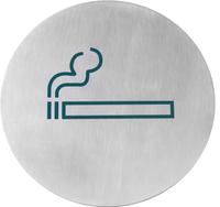 Hendi Deurschild rvs Roken = groen 160 mm | 663820