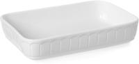 Hendi Ovenschaal rechthoek Rustica 330x225x70 mm wit porselein |786376