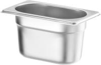 Hendi Gastronormbak 1/9 | 100 mm hoog | RVS Budget Line | 800737