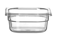 Hendi Gastronormbak 1/6 | 65 mm hoog | polycarbonaat transparant | 861738