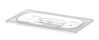 Hendi Gastronormdeksel z/uitsp. 1/4 polycarbonaat transparant |864142