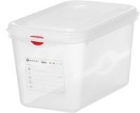 HENDI 873212 Container GN 1/4 polypropyleen, , GN 1/4, 4,3 Liter, Transparant, 265x162x(H)150mm