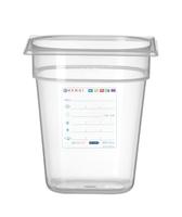 Hendi Voorraaddoos GN 1/6 200 mm IML polypropyleen | 880456