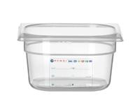 Hendi Voorraaddoos GN 1/6 100 mm IML polypropyleen | 880470
