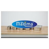 Maxima Gastronorm Deksel - 2/3 GN - RVS - Luchtdicht Rubber - 09367800