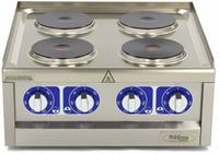 Maxima Kookplaat Horeca - 4 Pitten - Dubbel - 60 cm Diep - 400V - 09391530