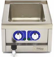 Maxima Bain Marie - Enkel - 60 cm Diep - met Tapkraan - Elektrisch - 09391680