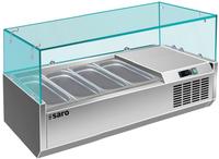 SARO Opzet Koelvitrine 1/3 GN Model VRX 1200/380