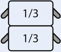 SARO E7/CPCEXE Pasta Mand Set: 2 X 1/3 GN - 423-4020