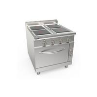 SARO Elektrisch Fornuis + Oven 4 Platen LQ Model LQ / CQE4LE