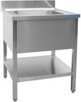 SARO Spoeltafel met 1 Wasbak Gecentreerd 600 mm Diepte 700 Mm - 600-2500