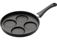 Eurolux Premium Spiegelei/Pannenkoekenpan Ø 26 cm met 4 Uitsparingen - EU126-E-3-AB