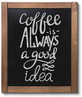 Syna Natura Krijtbord Wandmontage Classic Donkerbruin 50 X 60 cm - CHBELB50X60