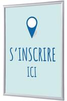 Syna Kliklijst A1 Complete Set hier Melden Blauw Frans - KRA1G25LPPI585