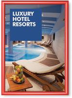 Syna 25 mm Kliklijst Rechte Hoeken A2 Rood - KRA2G25C3020