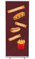 Syna Roll-Banner Budget 85 Complete Set Snacks Duits - RBB085LSFI316