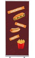Syna Roll-Banner Budget 85 Complete Set Snacks Frans - RBB085LSFI551