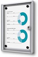 Syna Vergrendelbaar Notitiebord Indoor Economy B1 Brandwerend 1x A4 - SCXS1XA4B1