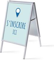 Syna A-Bord A1 Complete Set hier Melden Blauw Frans - ZPA1G32MEI538