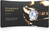 Syna Zipper-Wall Curved 400 X 230 cm - ZWC400-230