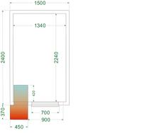 TEFCOLD Koelruimte (Compleet met Monoblock) - CRPF1524