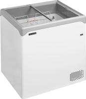 Elegante Diepvrieskist met Vlakke Glazen Schuifdeksels - NIC201SC