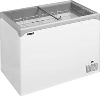 Elegante Diepvrieskist met Vlakke Glazen Schuifdeksels - NIC301SC