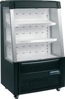 Displaykoeler in Zwart met Laag Open Front - ODC90