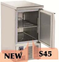 SALADETTE 1 DEUR - GN 1/1 - VOL RVS BLAD - S45