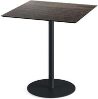 Urban Terrastafel Zwart Frame + Riverwashed Wood HPL 70x70 cm - Essentials 130011477