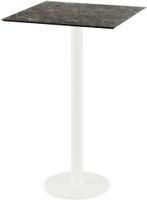 Urban Statafel Wit Frame + Galaxy Marble HPL 70x70 cm - Essentials 130051577