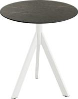 Essentials Infinity Tripod Terrastafel Wit Frame + Midnight Marble HPL 70 cm - 140021670