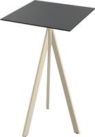 Essentials Infinity Tripod Statafel Zand Frame + Zwart HPL 70x70 cm - 140061077