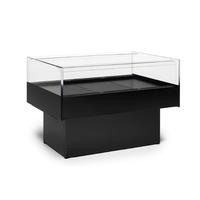 Refrigerated Self-Service Counter, Ventilated, Isle Model, +2°/+ 4°C, W=1290 Mm - black - BGB0295