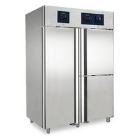 Refrigerator 700+350+350 Litres In Stainless Steel With 2 Temperatures GN2/1 - WiFi - Virtus BMC0017/FN
