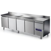 Refrigerated Counter 4 Doors GN 1/1 With Upstand and Refrigerated Drawer - -2°/+8°C - BNA0207