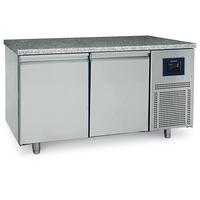 Refrigerated Pastry Counter 2 Doors 600x400 Mm, Granite Top, -2°/+8°C - WiFi - Virtus BNZ0002/FN