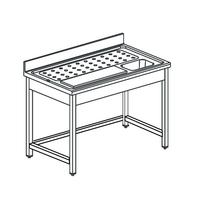 Preparation Table For Fish, W=1400 mm, Mastro DTLP714