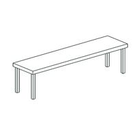 Overshelf 1 Tier Overshelf Side Open 1400x350 Mm - HCB0074