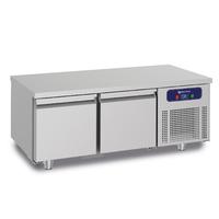 Gekoelde Inbouwunit 600 diep | 2 Lades | B=140cm | -2°C/+8°C | Mastro HCE2004/F