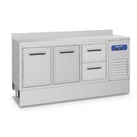 Mastro IBC0124 Refrigerated bar counter with 2 doors and 2 drawers, 1885x700 mm, 480 liter, -2°/+8°C