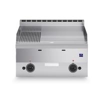Gas Griddle - Tabletop - 1/3 Grooved and 2/3 Smooth Chromed Plate - MS66FTRGCRT