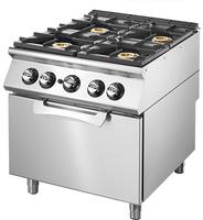 Mastro Gasselector Op Statische Gas Oven Gn 2/1, 4 Branders | VS7080CFG