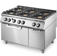Mastro Gasselector Op Statische Gas Oven Gn 2/1 En Afgesloten Kast, 6 Branders | VS90120CFG