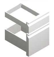 Drawers Kit GN 1x 1/3 and 1x 2/3 For Refrigerated Counters With Depth 700 mm, Virtus Z/C008Z