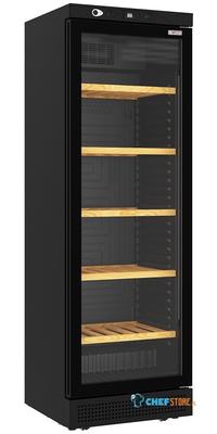 Diverso By Diamond Geventileerde Wijnkast Vitrine, 382 Liter - 5 Niveaus - ZWART - WR-38G7-CV 1