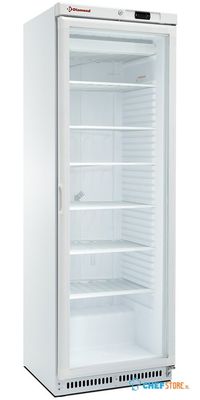 Diamond Statische Diepvrieskast, Glazen Deur, 400 Liter. Wite - NFT402-R2/G 1