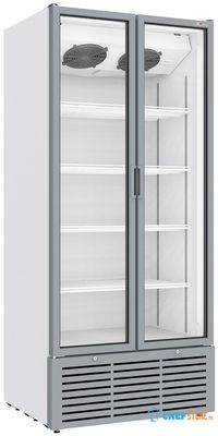 Diverso By Diamond Vitrinekast Positieve Geventileerd, 804 Liter, 2 Schuifdeuren, WIT - WR-80SB-SW 1