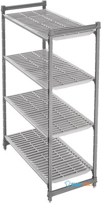 Cambro stelling 183cm hoog 4 schappen - 46cm diep | DM771