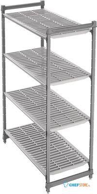 Cambro stelling 183cm hoog 4 schappen - 61cm diep